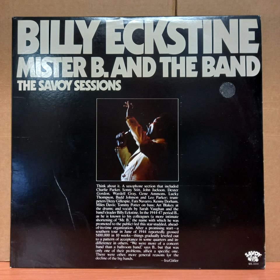 BILLY ECKSTINE – MISTER B. AND THE BAND (1976) - 2LP 2.EL PLAK