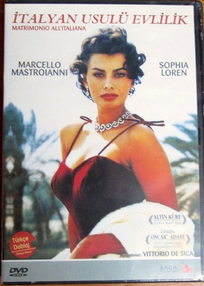 İTALYAN USULÜ EVLİLİK - MATRIMONIO ALL'ITALIANA - SOPHIA LOREN - MARCELLO MASTROIANNI - VITTORIO DE SICA - DVD 2.EL