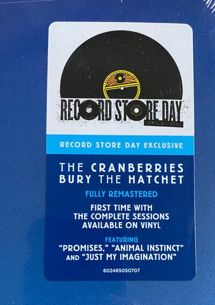 THE CRANBERRIES – BURY THE HATCHET (1999) - 2LP 2024 RECORD STORE DAY EXCLUSIVE EDITION SIFIR PLAK