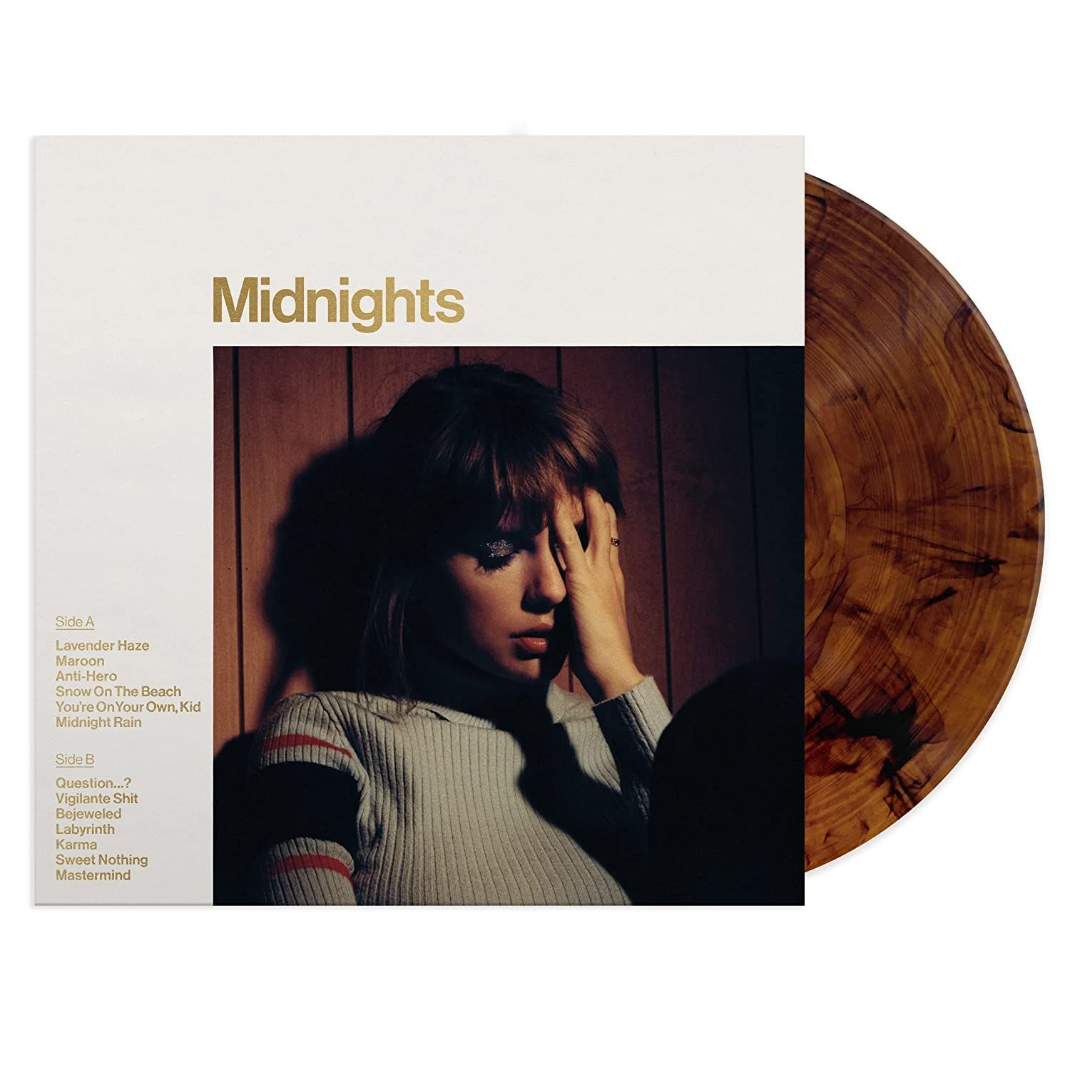 TAYLOR SWIFT - MIDNIGHTS - MAHOGANY EDITION (2022) LP SIFIR PLAK