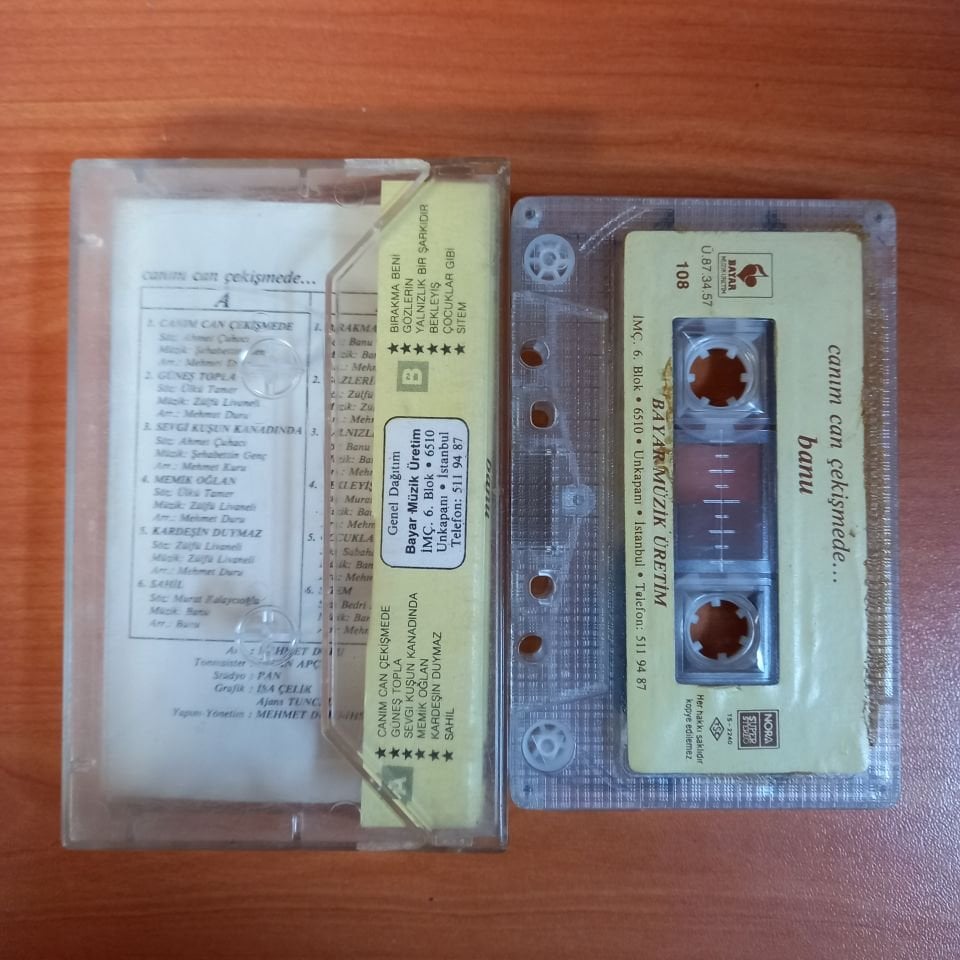 BANU - CANIM CAN ÇEKİŞMEDE... (1987) - KASET 2.EL