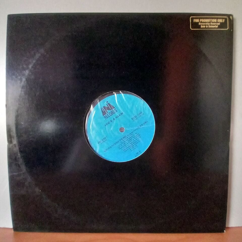 ERIC B. & RAKIM – MICROPHONE FIEND (1988) - LP MAXI SINGLE 2.EL PLAK
