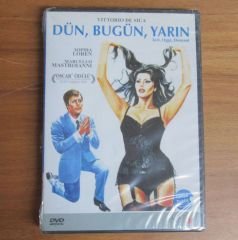 DÜN, BUGÜN, YARIN - IERI, OGGI, DOMANI - SOPHIA LOREN - MARCELLO MASTROIANNI - VITTORIO DE SICA - DVD SIFIR