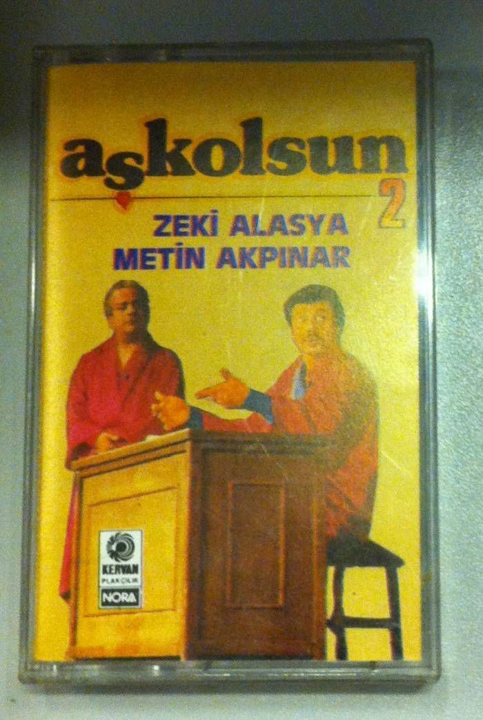 AŞKOLSUN 2 ZEKİ ALASYA METİN AKPINAR 2.EL KASET