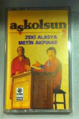 AŞKOLSUN 2 ZEKİ ALASYA METİN AKPINAR 2.EL KASET
