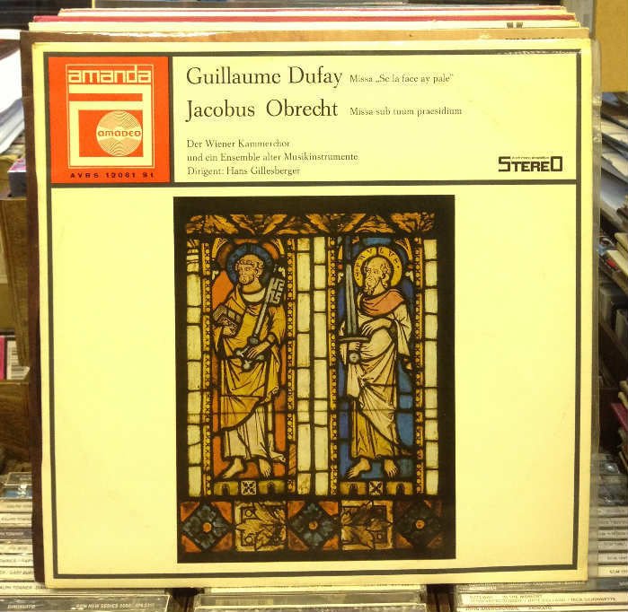 GUILLAUME DUFAY / JACOBUS OBRECHT MISSA LP