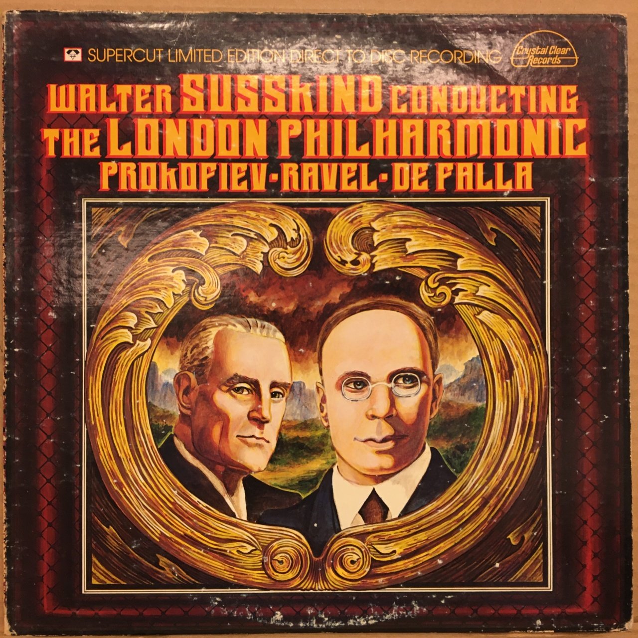 PROKOFIEV, RAVEL, DE FALLA LONDON PHIL. WALTER SUSKIND AUDIOPHILE DIRECT TO DISC 1978 2.EL PLAK