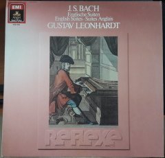 BACH ENGLISH SUITES GUSTAV LEONHARDT - PLAK 2.EL