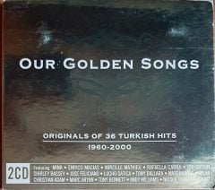 OUR GOLDEN SONGS / ORIGINALS OF 36 TURKISH HITS 1960-2000 / MINA, ENRICO MACIAS, JOE DASSIN, ADAMO, MILVA, TONY BENNETT (2007) - 2CD 2.EL