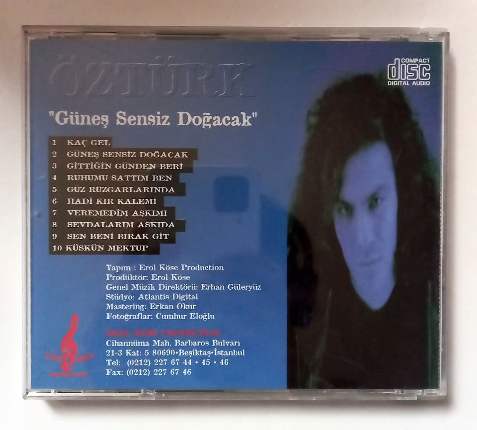 ÖZTÜRK – GÜNEŞ SENSİZ DOĞACAK (1998) - CD 2.EL