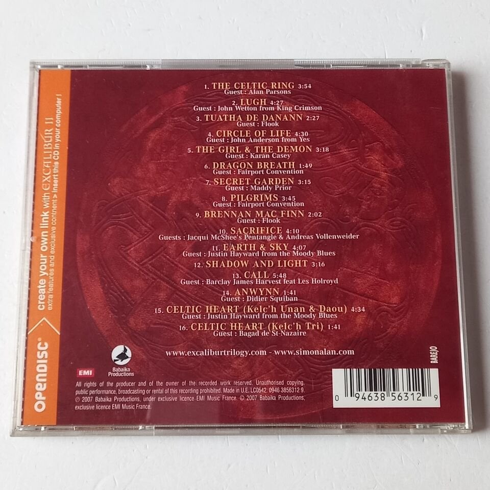 ALAN SIMON – EXCALIBUR II (2007) - CD 2.EL
