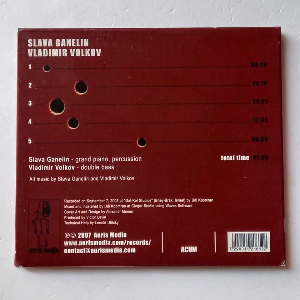 SLAVA GANELIN, VLADIMIR VOLKOV – NE SLYSHNO (2007) - CD 2.EL