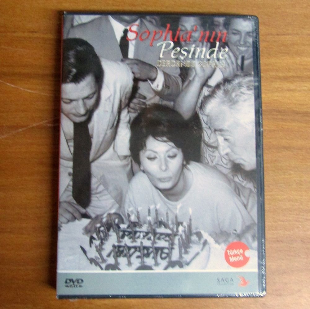 SOPHIA'NIN PEŞİNDE - CERCANDO SOPHIA - SOPHIA LOREN - ROBERTO OLLA & DANILA SATTA - DVD SIFIR