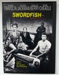 SWORDFISH - JOHN TRAVOLTA - HUGH JACKMAN - HALLE BERRY - SNAPCASE DVD 2.EL