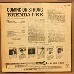 BRENDA LEE - COMING ON STRONG 2.EL PLAK