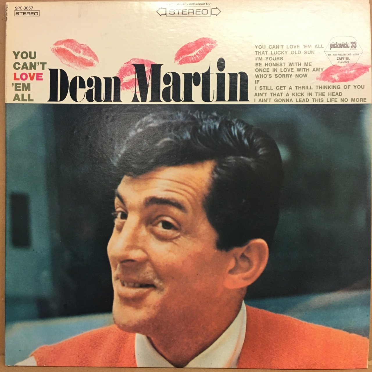 DEAN MARTIN - YOU CAN'T LOVE 'EM ALL 2.EL PLAK
