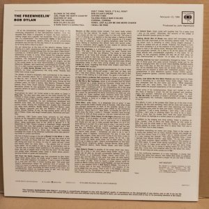 BOB DYLAN - THE FREEWHEELIN' (1963) - LP 180GR AUDIOPHILE 2010 EDITION MONO 2.EL PLAK