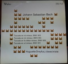 BACH TOCCATA HUGUETTE DREYFUS - PLAK 2.EL