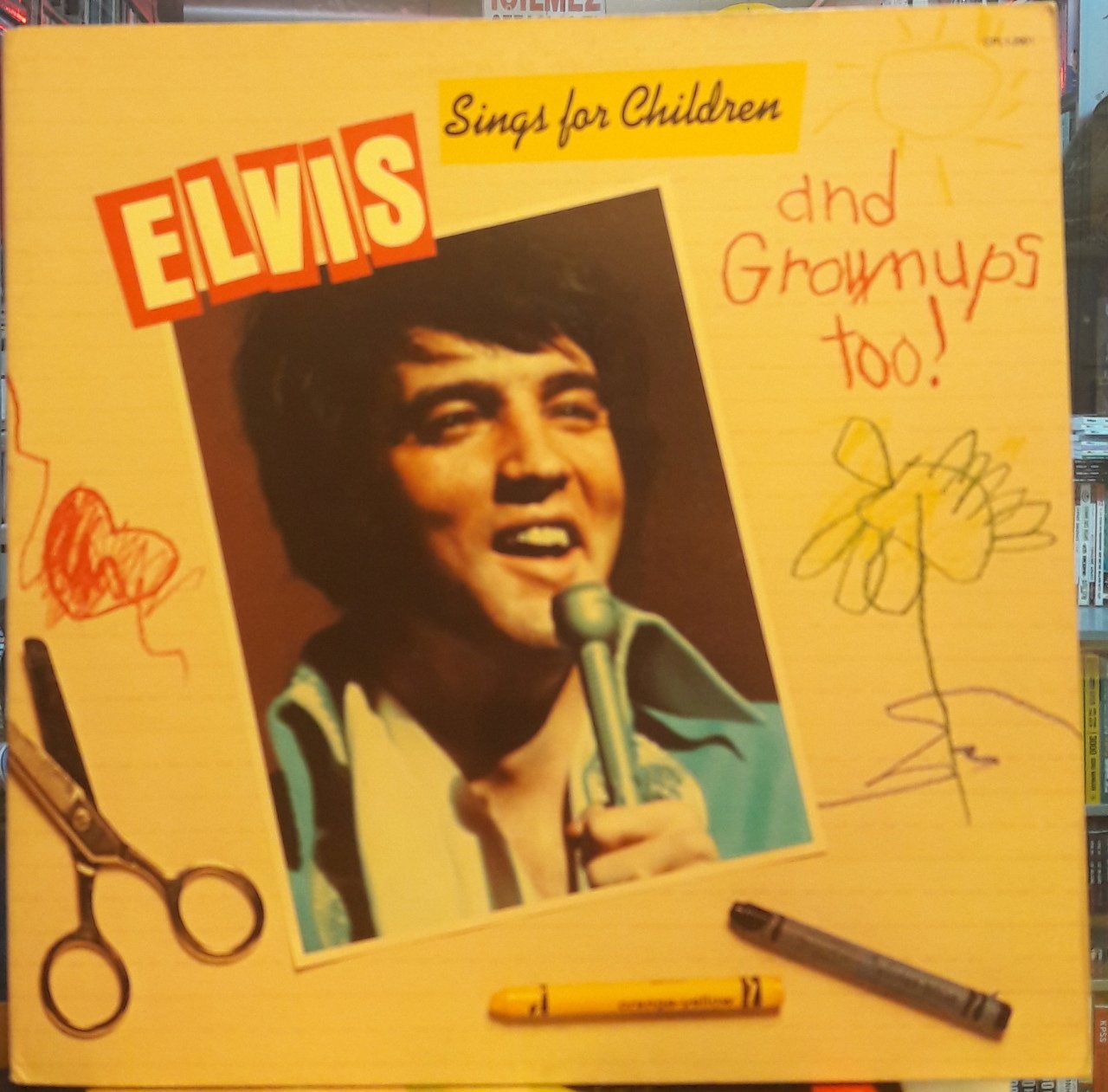 ELVIS PRESLEY - SINGS FOR CHILDREN AND GROWNUPS TOO! (1978) - PLAK 2.EL