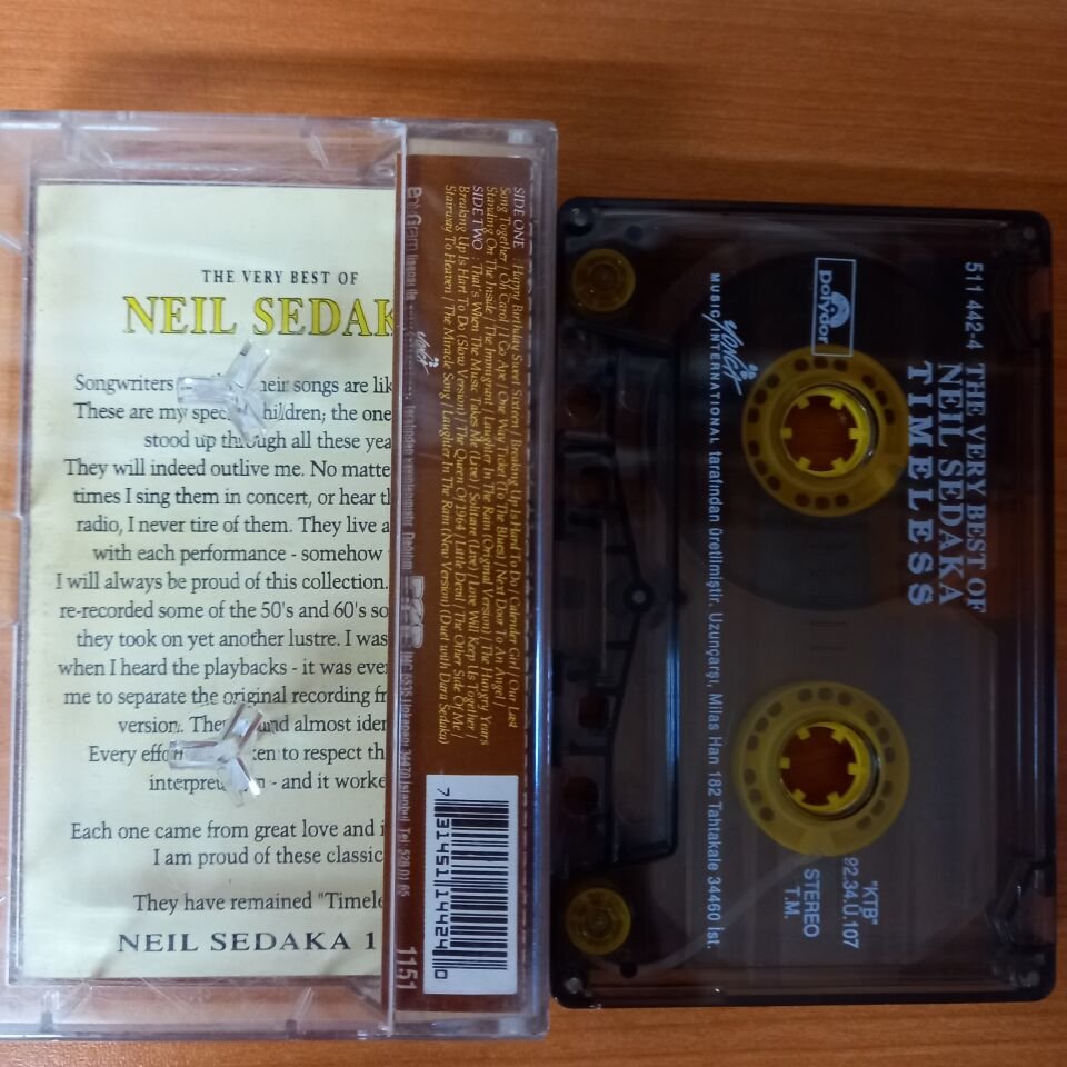 NEIL SEDAKA - TIMELESS / THE VERY BEST OF (1992) - KASET 2.EL