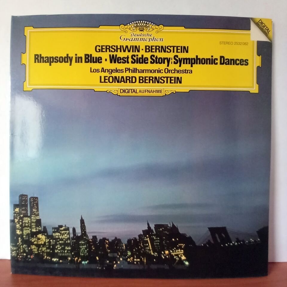GERSHWIN, BERNSTEIN, LOS ANGELES PHILHARMONIC ORCHESTRA – RHAPSODY IN BLUE • WEST SIDE STORY: SYMPHONIC DANCES (1983) - LP 2.EL PLAK