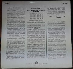 BACH DAS WOHLTEMPERIERTE KLAVIER 1 WANDA LANDOWSKA - PLAK 2.EL