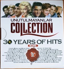 UNUTULMAYANLAR COLLECTION / 30 YEARS OF HITS / 3 CD 65 HITS / AL MARTINO, BILLY OCEAN, PATTI PAGE, DOBIE GRAY, BUDDY HOLLY, THE BEE GEES (2011) - 3CD LUXURY MULTIMEDIA 2.EL