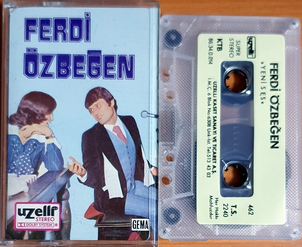 FERDİ ÖZBEĞEN - YENİ SES (1986) - KASET UZELLİ 2.EL