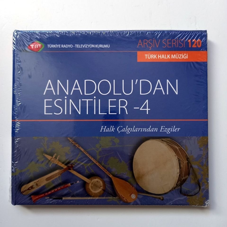 ANADOLU'DAN ESİNTİLER-4 / TÜRK HALK MÜZİĞİ / TRT ARŞİV SERİSİ 120 - CD SIFIR