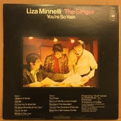 LIZA MINNELLI - THE SINGER YOU'RE SO VAIN 2.EL PLAK