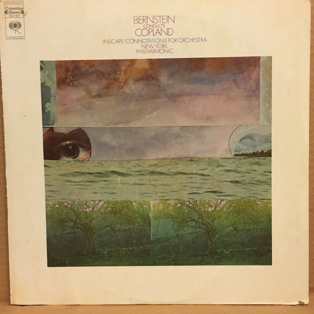 BENRSTEIN CONDUCTS COPLAND INSCAPE/CONNOTATIONS NEW YORK PHIL. 2.EL PLAK
