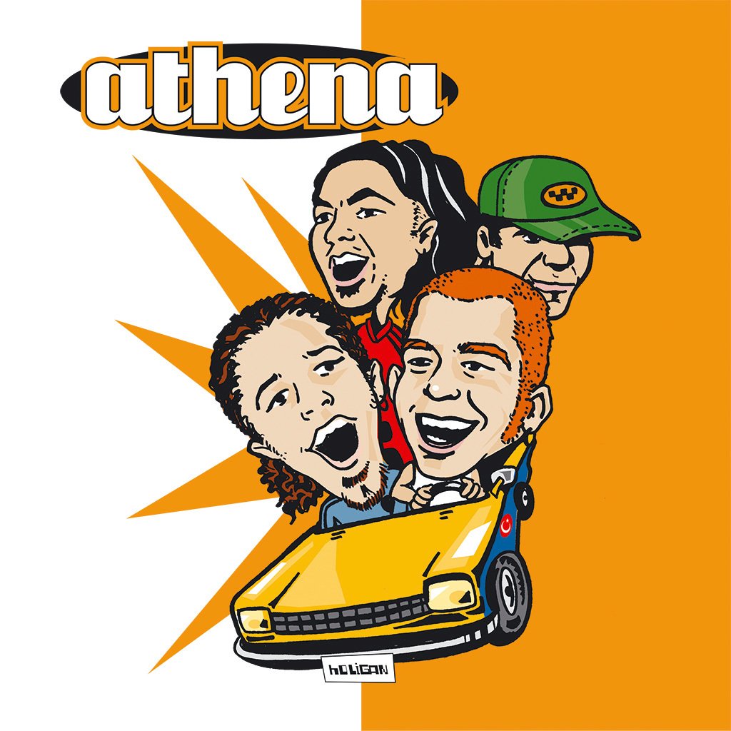 ATHENA - ATHENA (HOLİGAN) (1998) - LP SİYAH RENKLİ 2021 EDİSYONU SIFIR PLAK