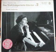 BACH DAS WOHLTEMPERIERTE KLAVIER 2 WANDA LANDOWSKA - PLAK 2.EL