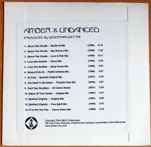 AMBER - UNDANCED (2004) - CD JMCA ENTERPRISES 2.EL