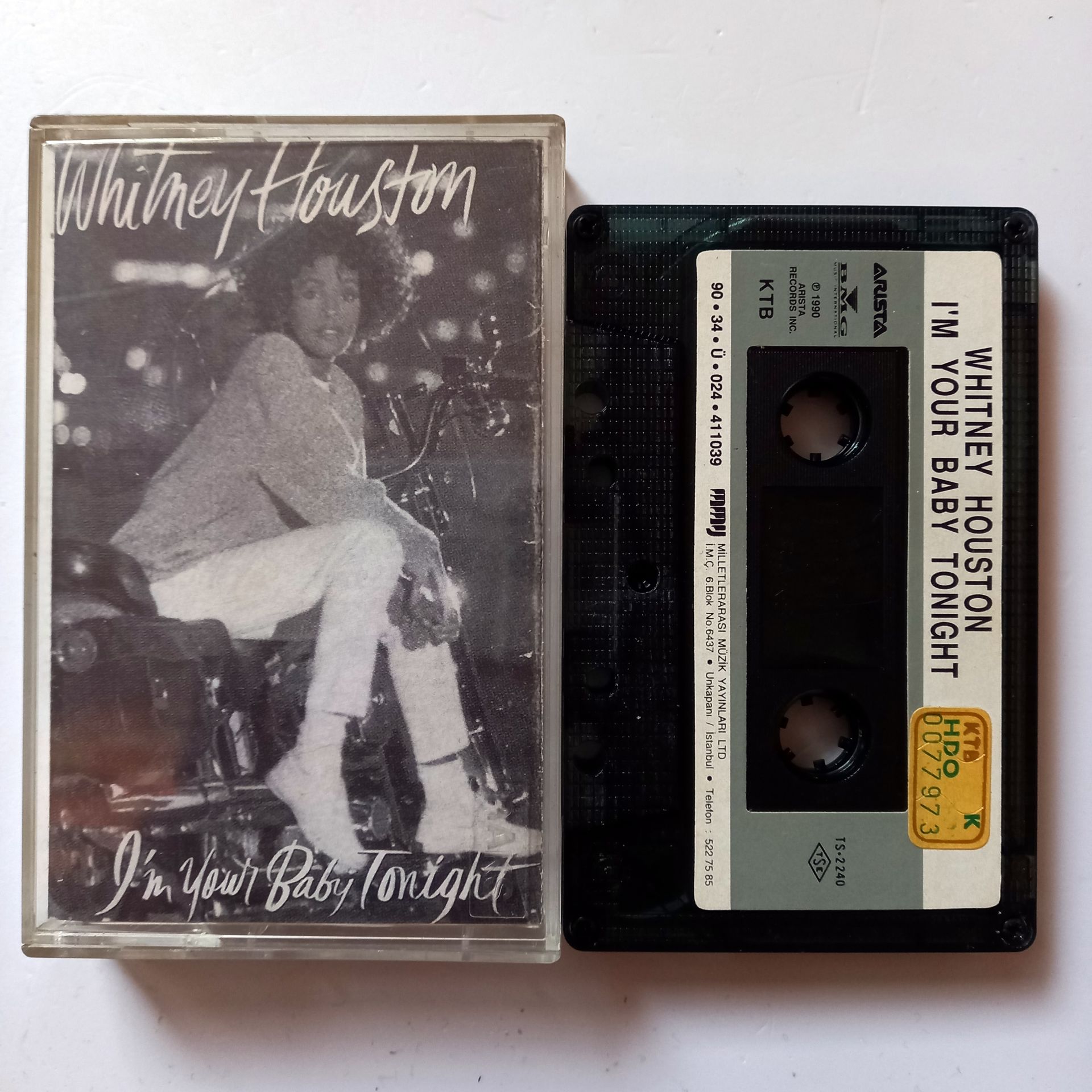WHITNEY HOUSTON - I\'M YOUR BABY TONIGHT (1990) - KASET 2.EL