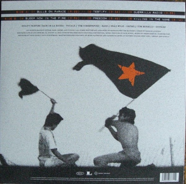 RAGE AGAINST THE MACHINE - DEMOCRATIC NATIONAL CONVENTION 2000 (2018) - LP 2024 RECORD STORE DAY 2018 REISSUE CLEAR VINYL SIFIR PLAK