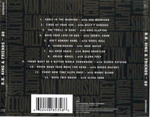 B.B. KING & FRIENDS – 80 (FT. ERIC CLAPTON, JOHN MAYER, MARK KNOPFLER,..) (2005) CD SIFIR