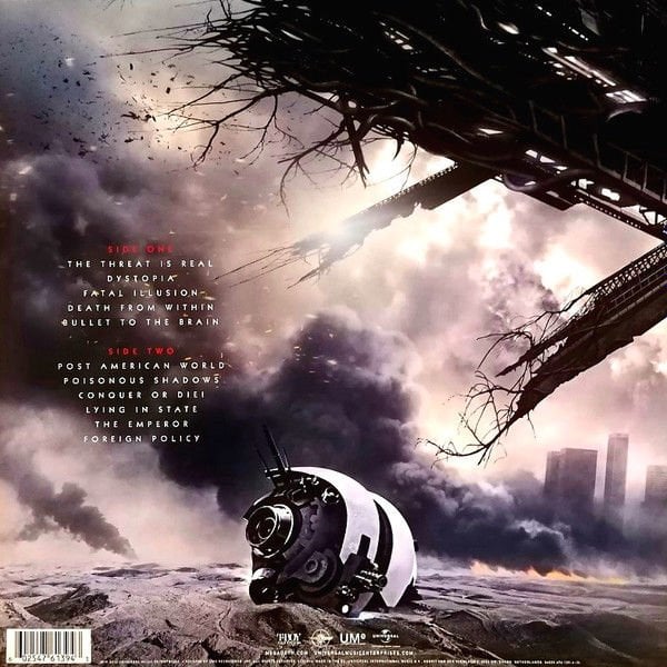 MEGADETH - DYSTOPIA (2016) - LP 2022 ALBUM SIFIR PLAK