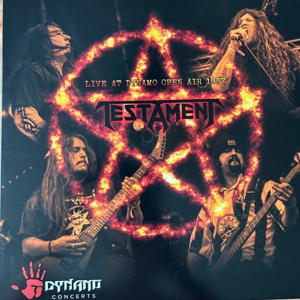 TESTAMENT - LIVE AT DYNAMO OPEN AIR 1997 (2019) - LP 2023 ORANGE MARBLED COLOURED EDITION SIFIR PLAK
