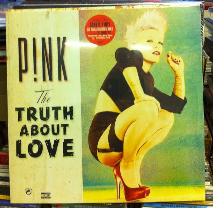 PINK - THE TRUTH ABOUT LOVE - 2LP KAPAK HAFİF DEFOLU SIFIR PLAK
