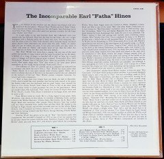 EARL 'FATHA' HINES - THE INCOMPARABLE PLAK SIFIR