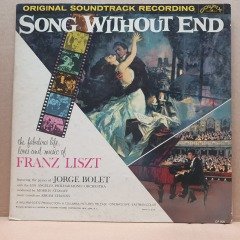 SONG WITHOUT END SOUNDTRACK / FRANZ LISZT, JORGE BOLET (1960) - LP 2.EL PLAK