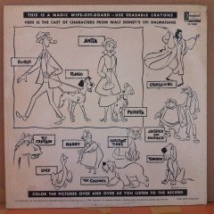 101 DALMATIANS IN STORY AND SONG (1963) - WALT DISNEY - LP PLAK 2.EL
