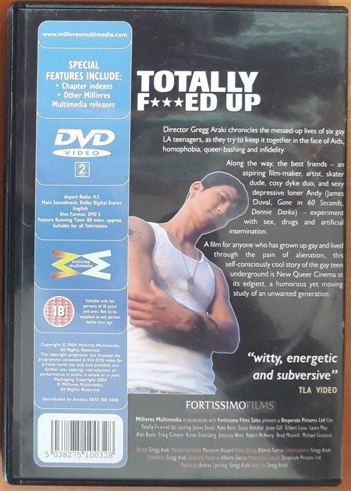 TOTALLY FUCKED UP - GREGG ARAKI - DVD 2.EL TR ALTYAZI YOKTUR