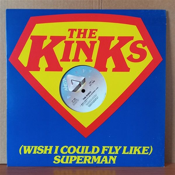THE KINKS – [WISH I COULD FLY LIKE] SUPERMAN (1987) - 12'' 33RPM MAXI SINGLE 2.EL PLAK