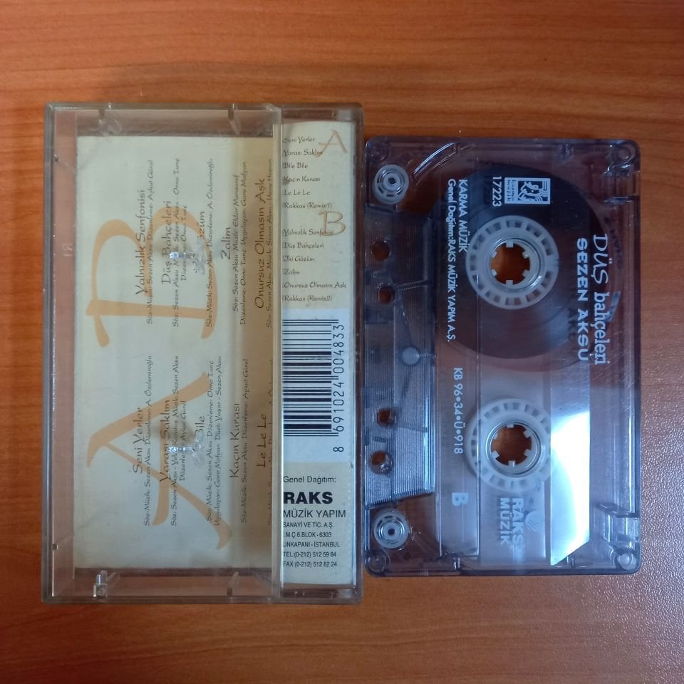 SEZEN AKSU - DÜŞ BAHÇELERİ (1996) - KASET 2.EL