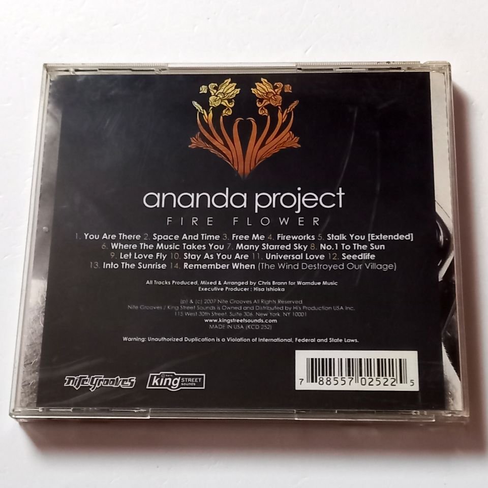 ANANDA PROJECT – FIRE FLOWER (2007) - CD 2.EL