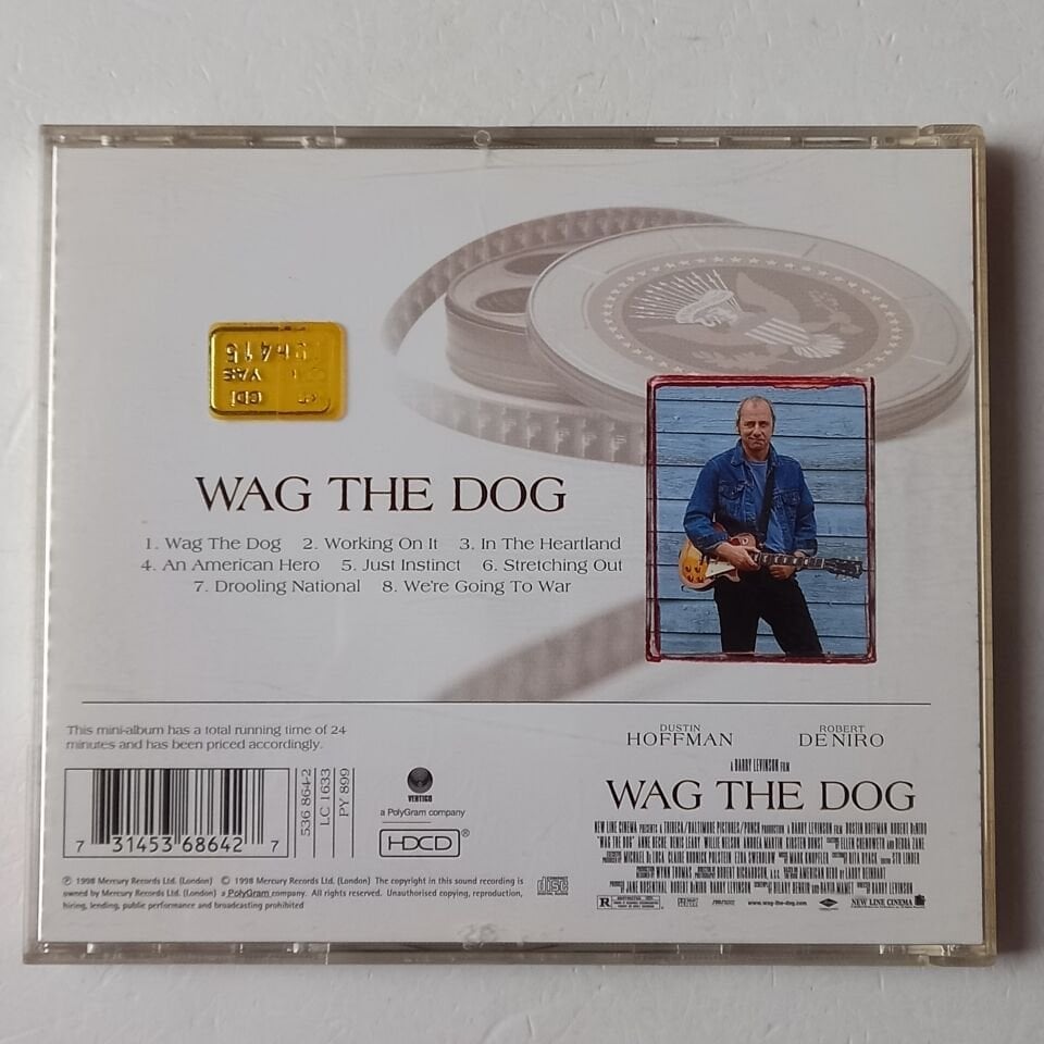 WAG THE DOG / MUSIC FROM THE MOTION PICTURE - MARK KNOPFLER (1998) - CD 2.EL