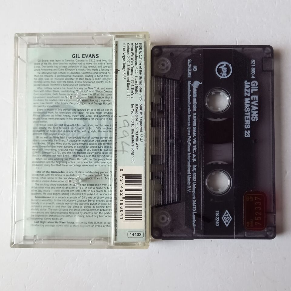 GIL EVANS – VERVE JAZZ MASTERS 23 (1995) - KASET 2.EL