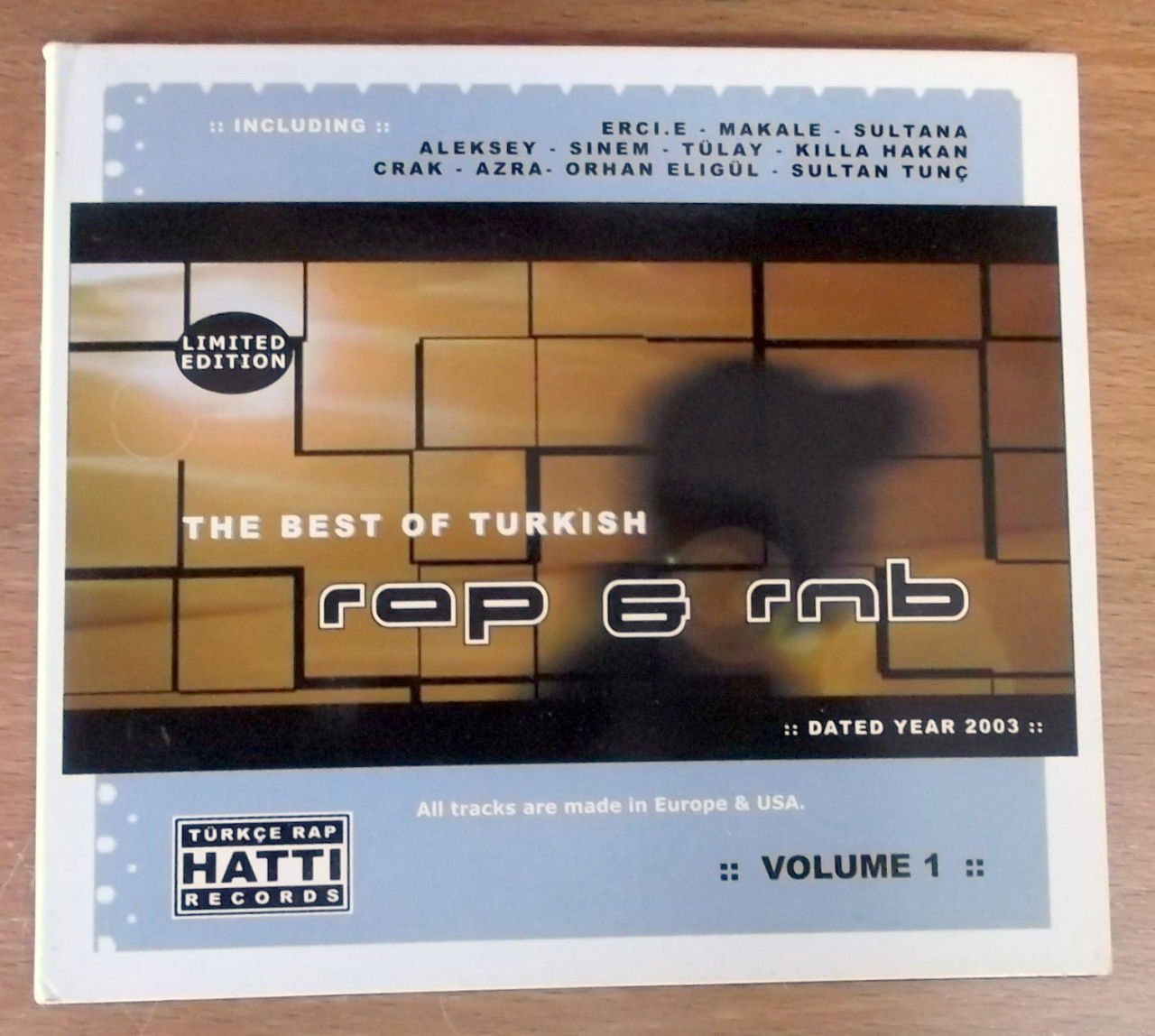 THE BEST OF TURKISH RAP & R&B Vol1 2003 CD 2.EL